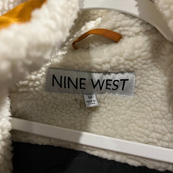 Nine West Mustard Yellow Winter Parka with Hood - Picture 2 of 2